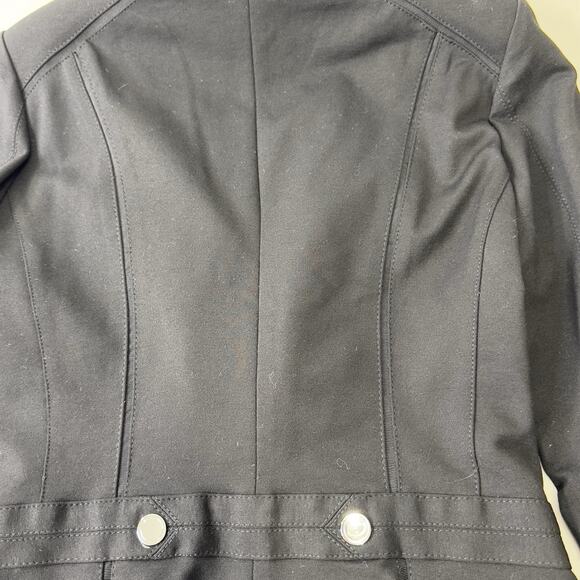 White House Black Market Ponte Motorcycle Jacket size 4 women Full Zip, Biker - Picture 13 of 14